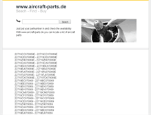 Tablet Screenshot of aircraft-parts.de